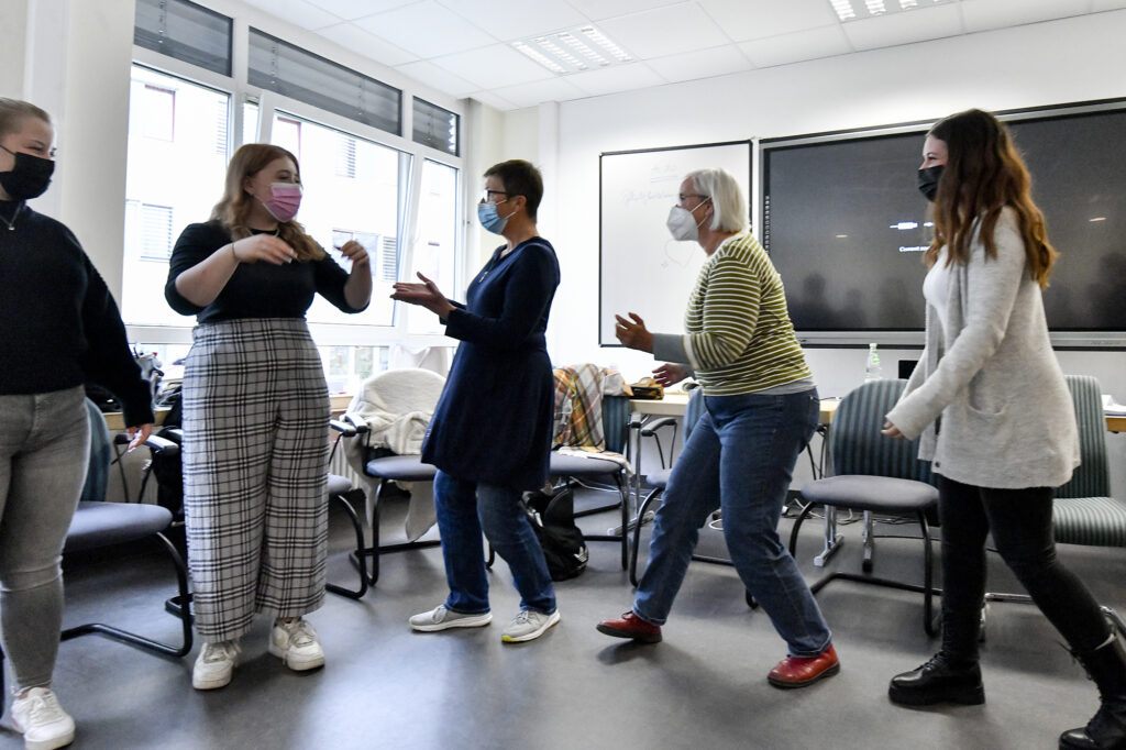 Pflegeworkshop in Wuppertal; Copyright: Pflegeschule am Helios Universitätsklinikum Wuppertal