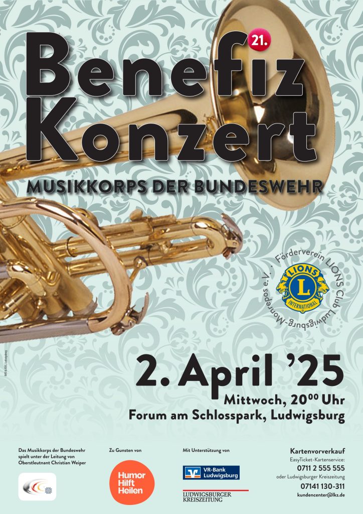 Der Lions-Club Ludwigsburg-Monrepos setzt sich zum wiederholten Male für unsere Klinikclowns ein.