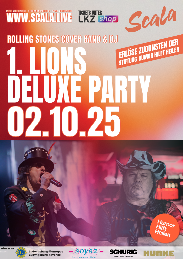 1. Lions Deluxe-Party zugunsten HHH