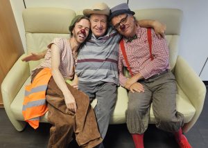 Unsere Klinikclowns von HUMOR HILFT HEILEN im Einsatz bei "Gemeinsam gehen" in Bonn-Beuel_Copyright Verena Breitbach